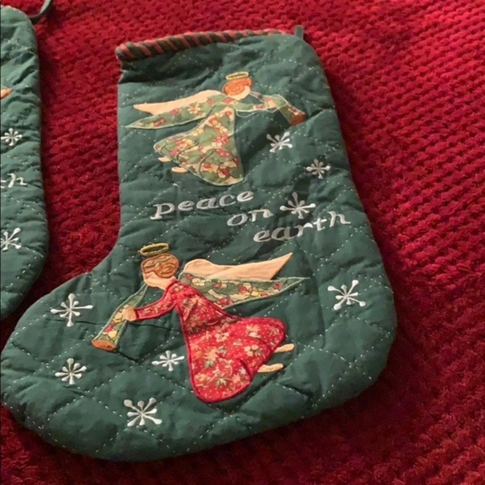 Two Christmas Stockings - Pre Owned